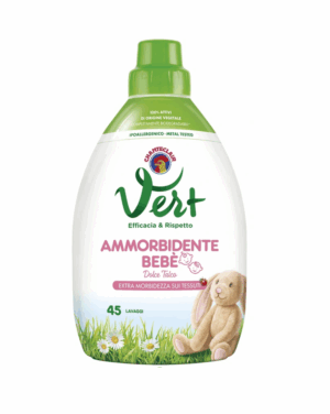 Chante Clair Vert Płyn Koncentrat do płukania ubranek dziecięcych o zapachu talku 900ml