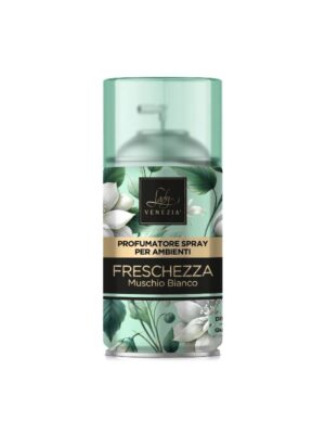 Lady Venezia Odświeżacz powietrza Spray Freschezza Białe Piżmo Wkład 250ml