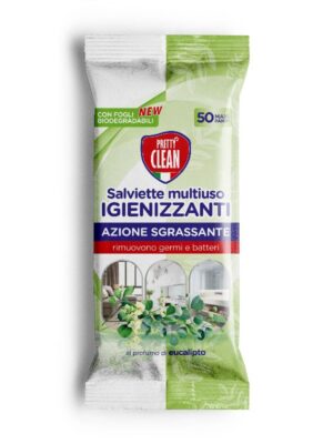 Liabel Pretty Clean Ściereczki Chusteczki nawilżane do różnych powierzchni Eukaliptus 50szt.