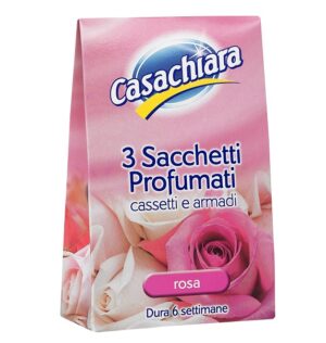 Casachiara Saszetki Zawieszki zapachowe do szafy Róża 3szt.