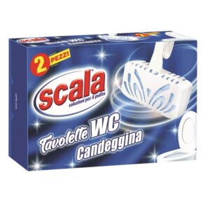 Scala Candeggina Kostka Zawieszka do WC z wybielaczem 2x40g