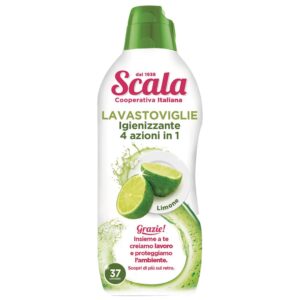 Scala Żel do zmywarki Limonkowy 4w1 Czyści Odtłuszcza Nabłyszcza 750ml