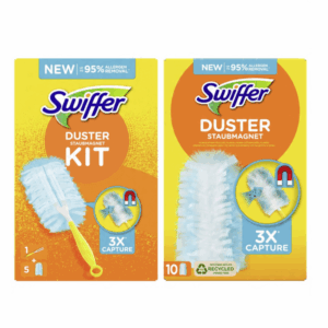 SWIFFER Duster Miotełki do kurzu Wkłady Wymienne Przyciągające 15 sztuk + Rączka